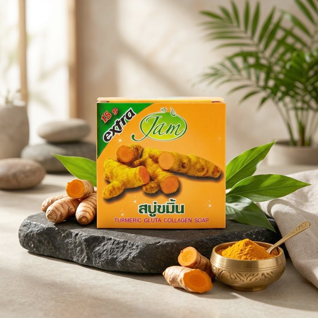 Jam Turmeric Gluta Collagen Soap – 65g