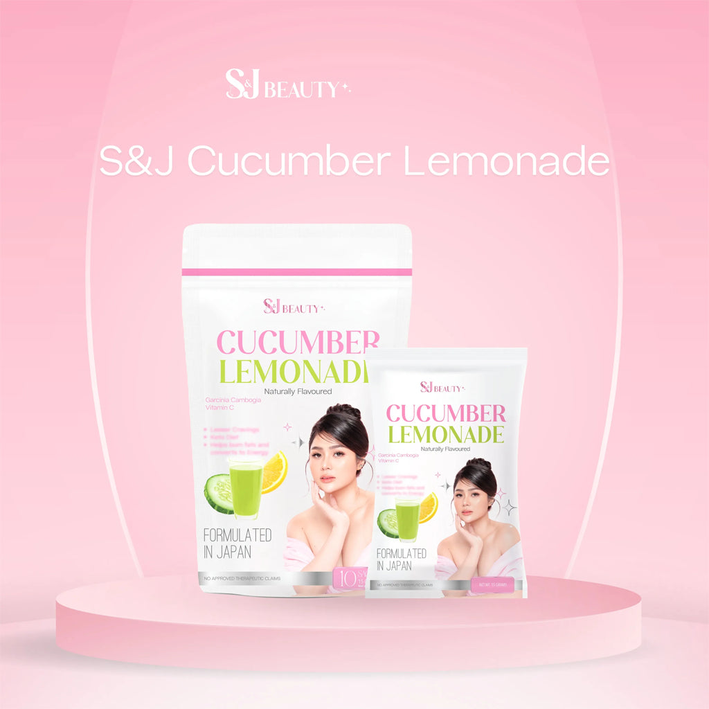 S&J Beauty Cucumber Lemonade – 15g x 10 Sachets (150g Total)