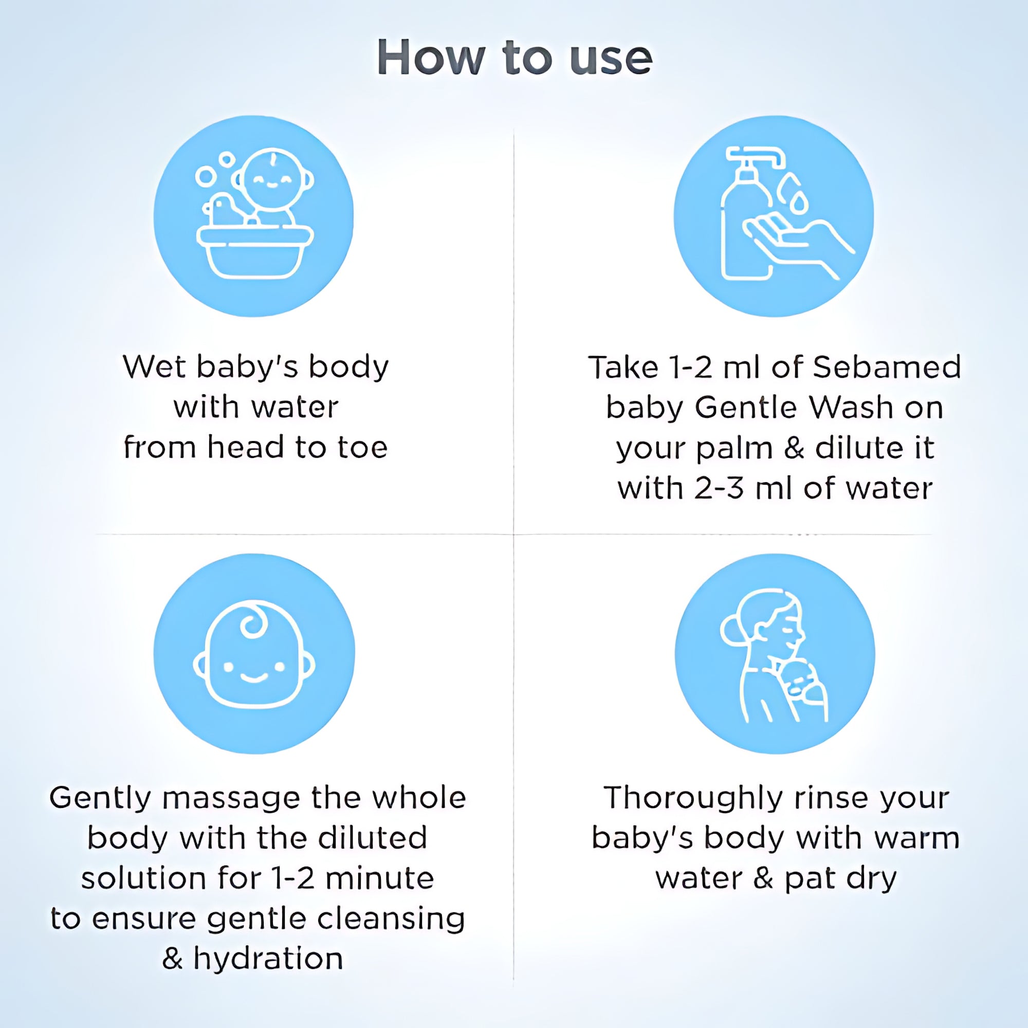 Sebamed Baby Gentle Wash With Allantoin– 100ml