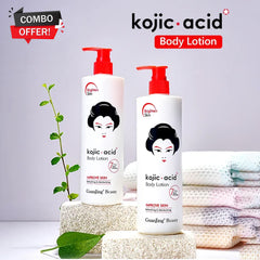 Guanjing Beauty Kojic Acid Moisturizing Body Lotion – 480g (2-Pack Combo)