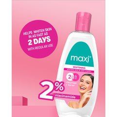 Maxi Whitening 2-in-1 Cleanser & Toner – 135ml