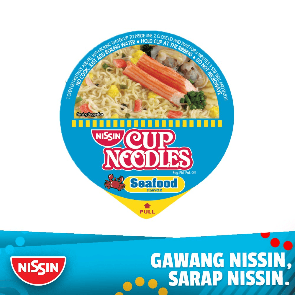 Nissin Seafood Cup Noodles - 60g - Pinoyhyper