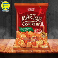 Oishi Marty's Cracklin' Spicy Vinegar Flavor 90g - Pinoyhyper