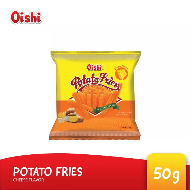 Oishi Potato Fries Cheese (Baked Not Fried) - 50g - Pinoyhyper