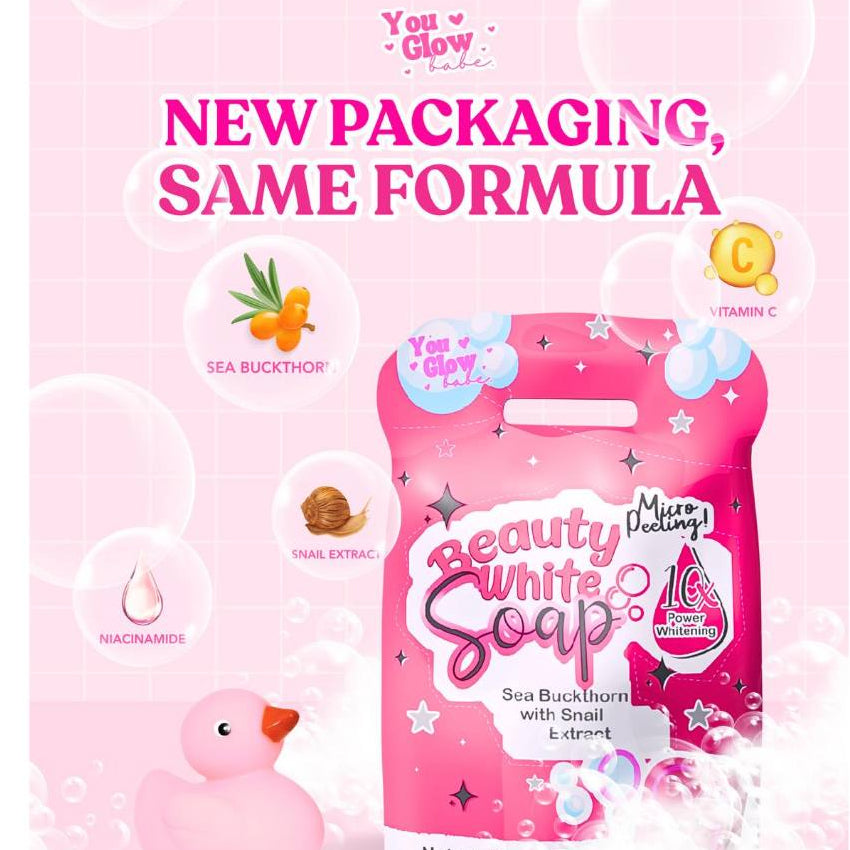 You Glow Babe Beauty White Soap - 70g x 5 Pcs (New Packing)