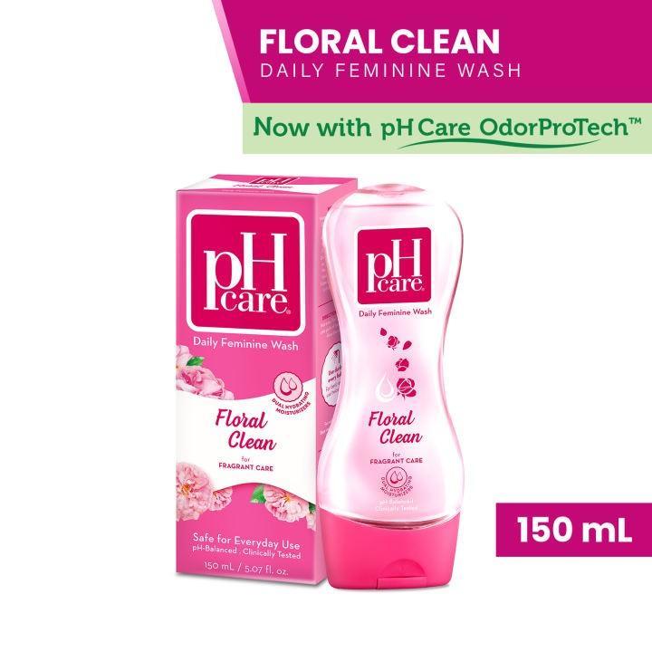 pH Care Daily Feminine Wash Floral Clean -150mL - Pinoyhyper