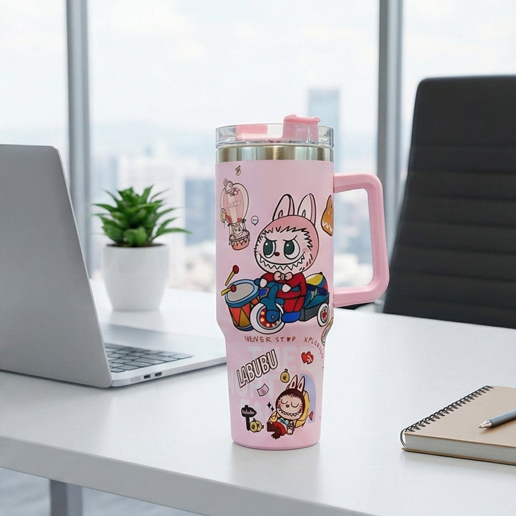 Stainless Steel Insulated  Labubu Tumbler- 1200ml