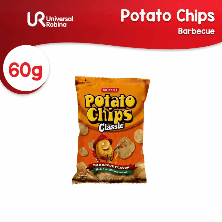 Potato Chips Classic Barbecue 60g - Jack N Jill - Pinoyhyper