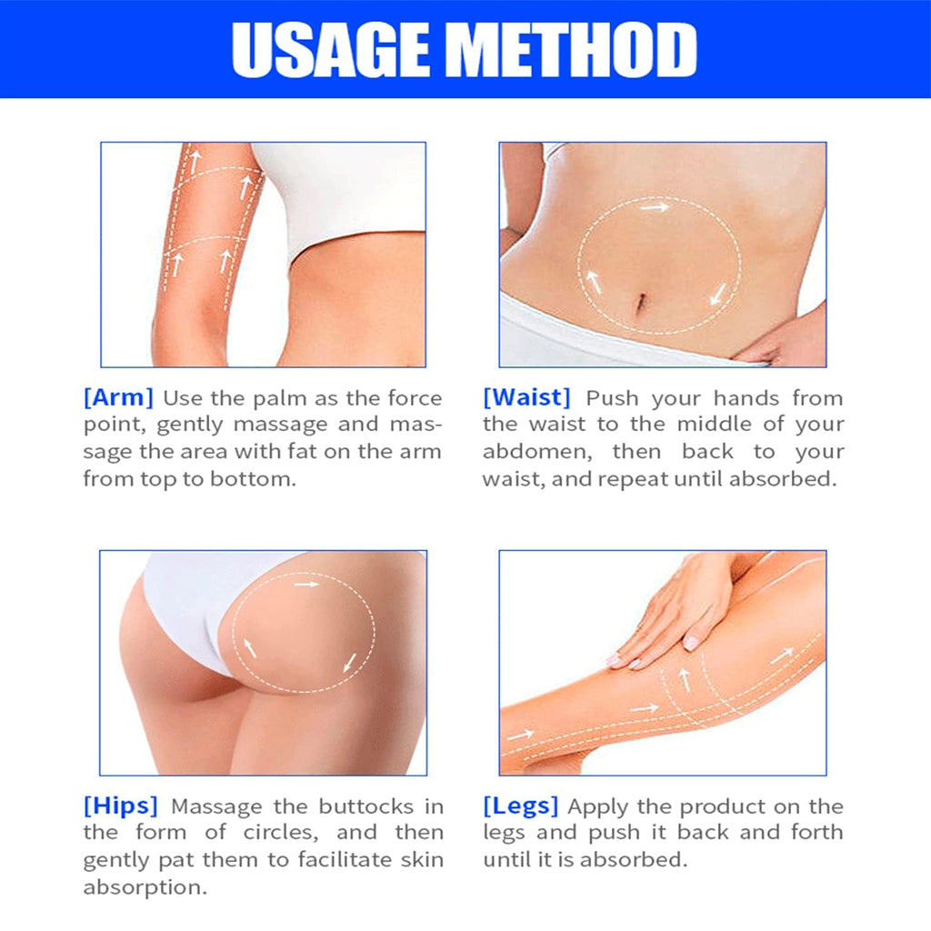 Aichun Beauty Slimming Body Cream with Multi-Action Massage Roller Ball – 100g