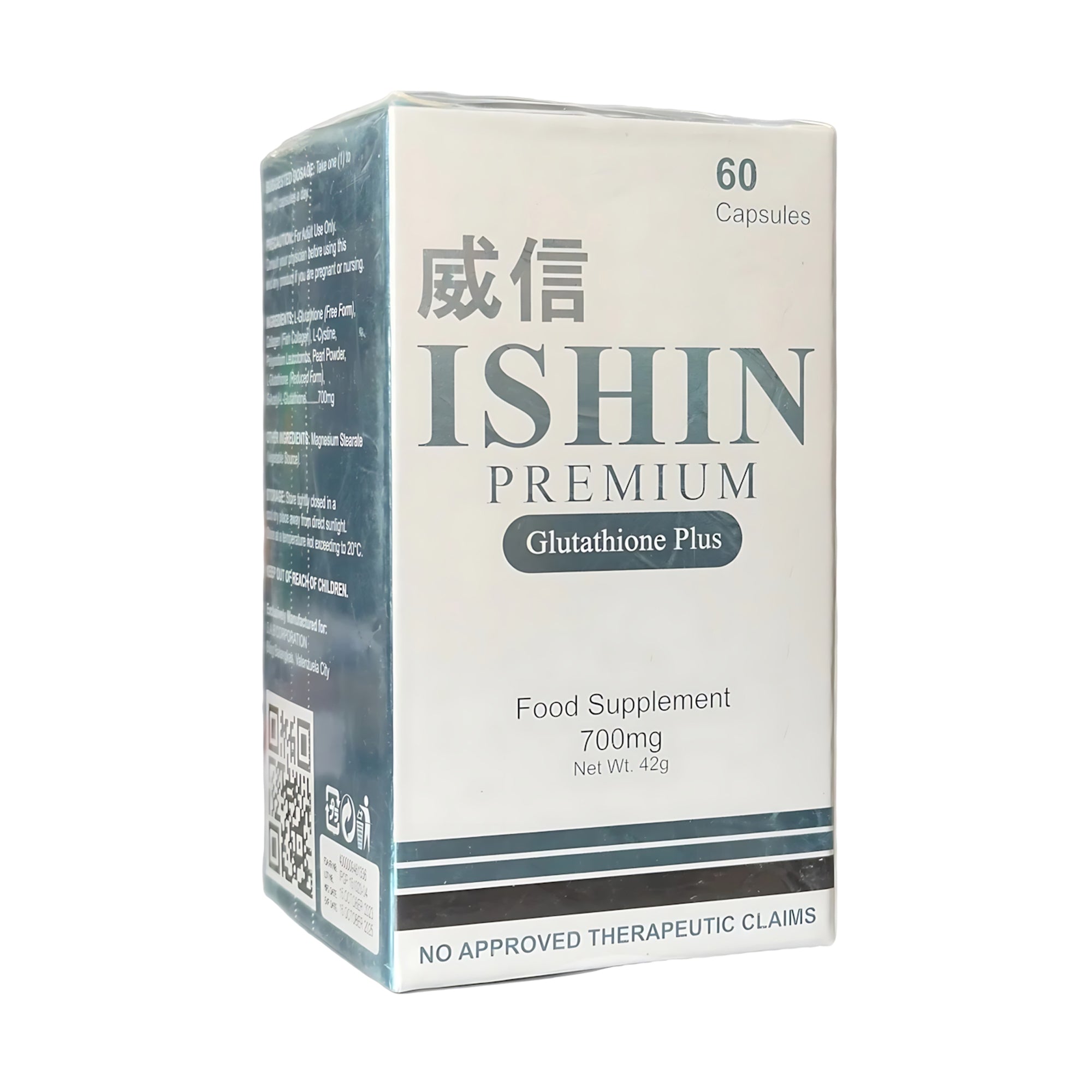 ISHIN Premium Glutathione Plus 700mg – 60 Capsules