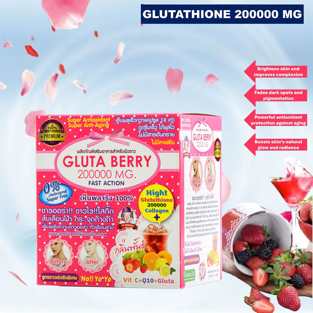 Gluta Berry 200,000mg Skin Whitening Antiaging Acne Wrinkle Reducing P Sige Mart UAE Gluta Berry 200,000mg Skin Whitening Antiaging Acne Wrinkle Reducing P Sige Mart UAE