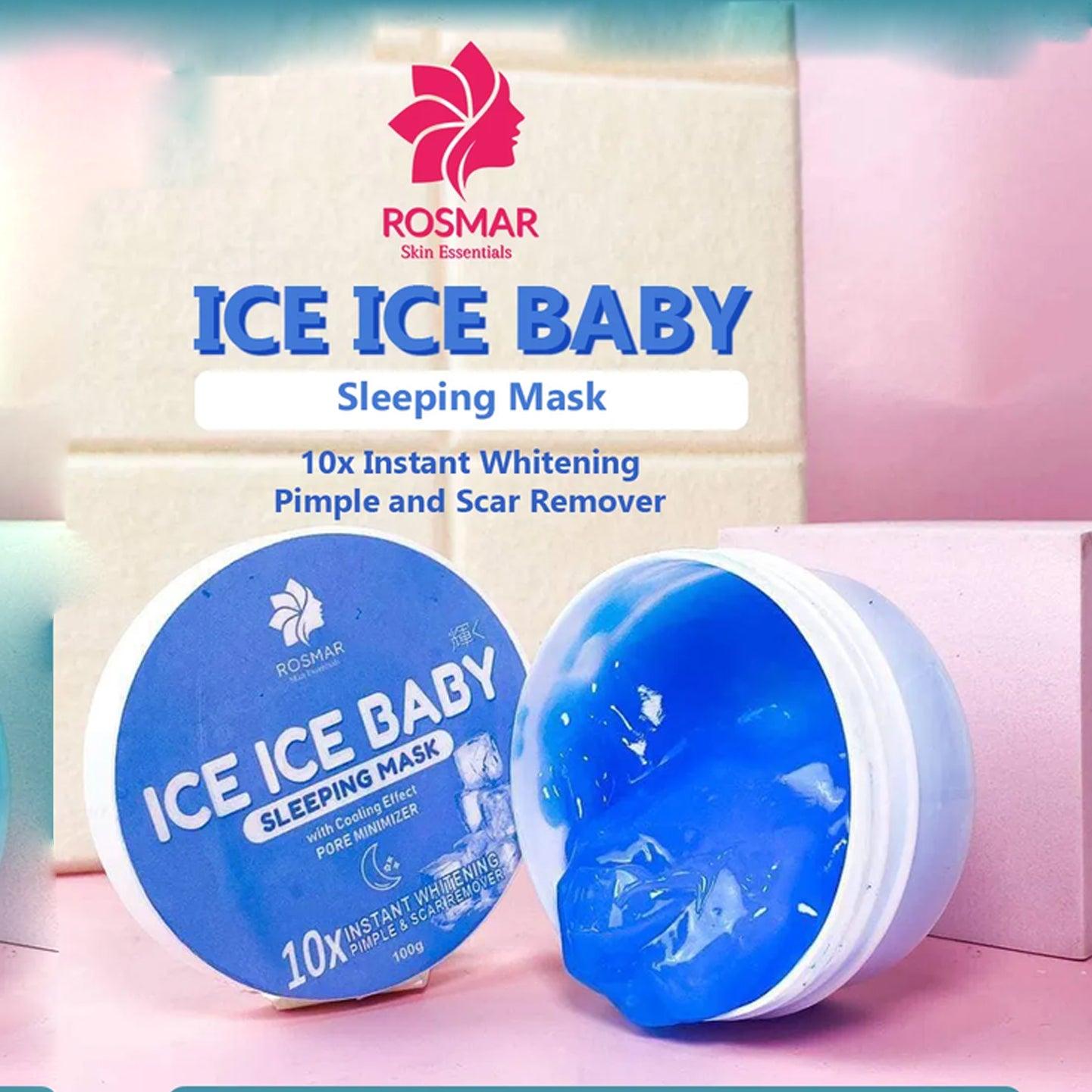 Rosmar Ice Baby Skin Whitening Sleeping Mask - 100g - Pinoyhyper