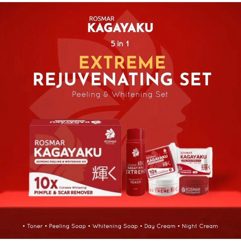 Rosmar Kagayaku Extreme Peeling & Whitening Kit - Pinoyhyper