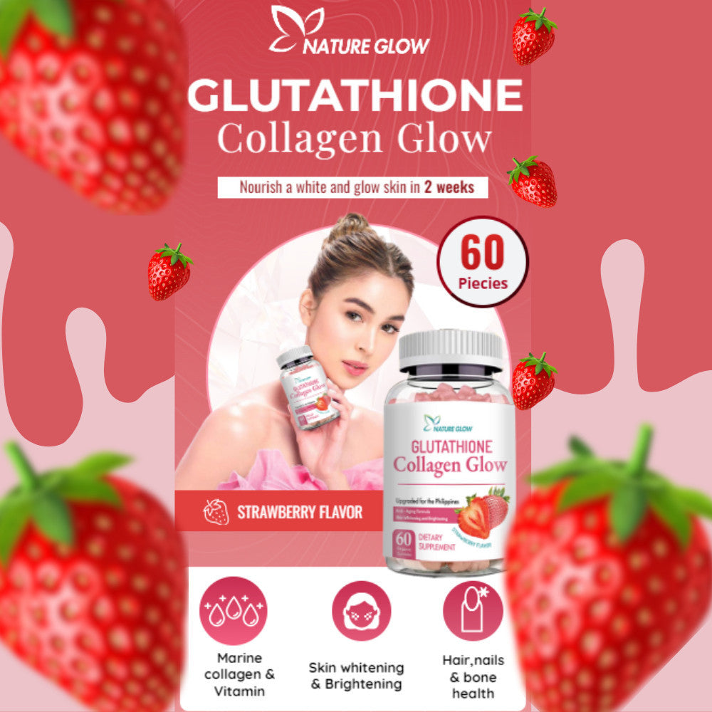 where to buy nature glow glutathione collagen glow Chewable Gummies, 60 count Dietary Supplement NR900 NAD Nature Glow - Gluta Collagen