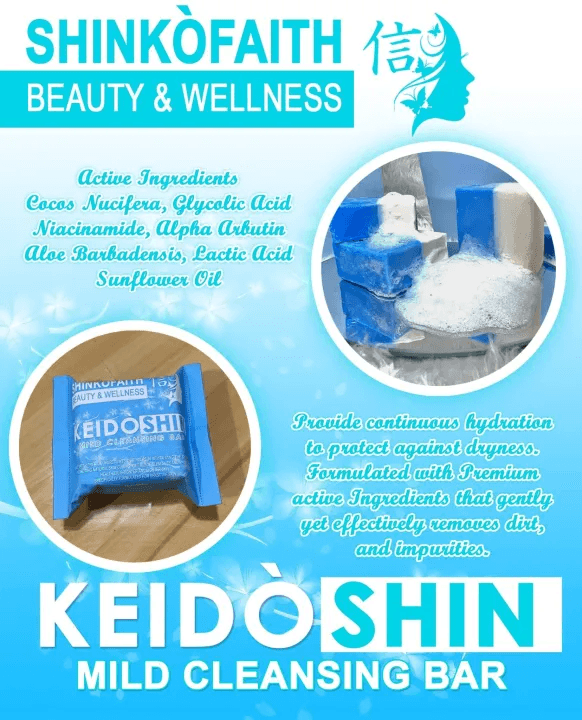 Shinko Keido Shin Mild Cleansing Bar - 70g - Pinoyhyper