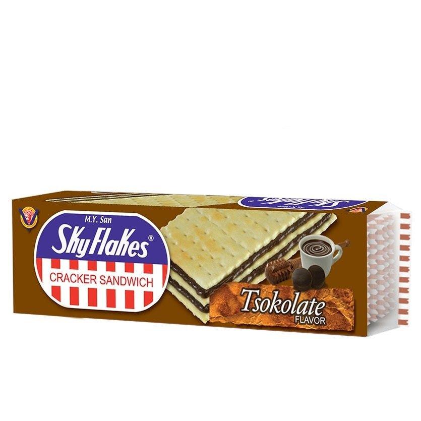 Skyflakes Cracker Sandwich Tsokolate 30g x 10's - Pinoyhyper