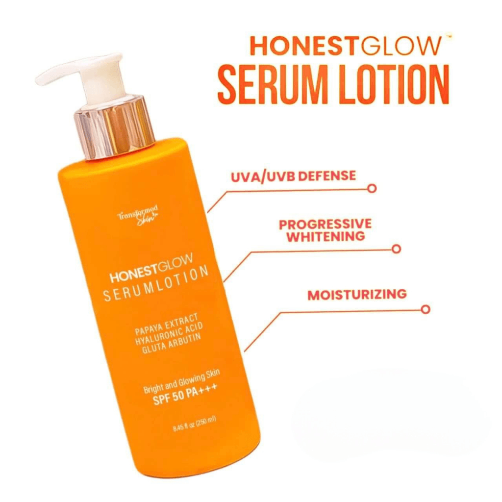 Transformed Skin Honest Glow Serum Lotion - 250ml - Pinoyhyper