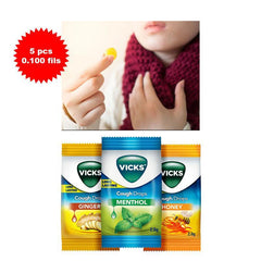 Vicks Cough Drops Candy 5 Pcs - Pinoyhyper