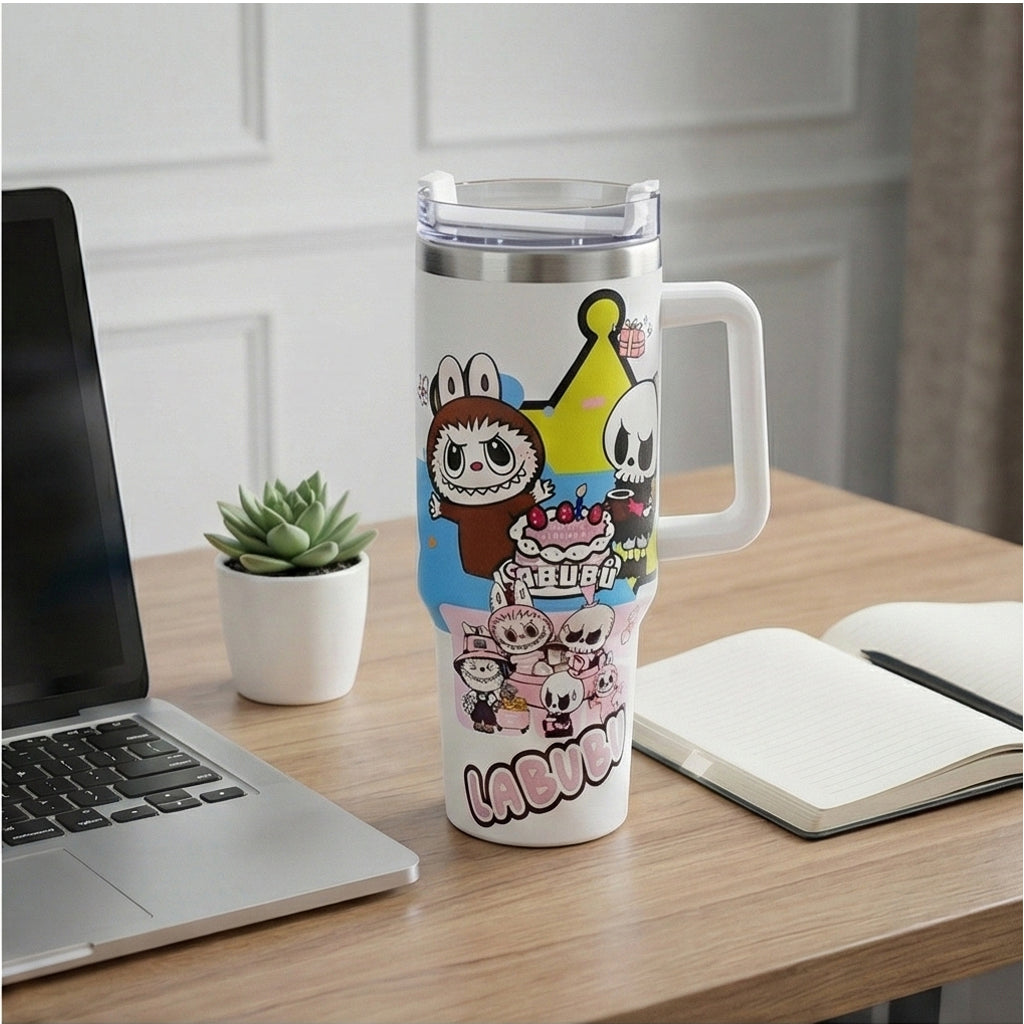 Stainless Steel Insulated  Labubu Tumbler- 1200ml
