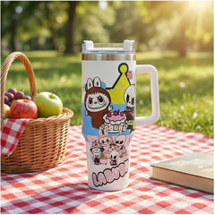 Stainless Steel Insulated  Labubu Tumbler- 1200ml